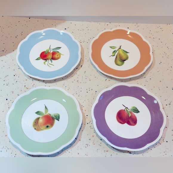 LENOX Orchard In Bloom Dessert Plates Set of 4 - Picture 3 of 12